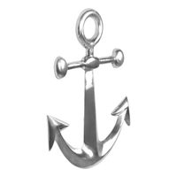 Anker Wanddeko Aluminium Silber 62x40cm Maritim Wanddeko Dekoanker Nautik – Ansicht 4