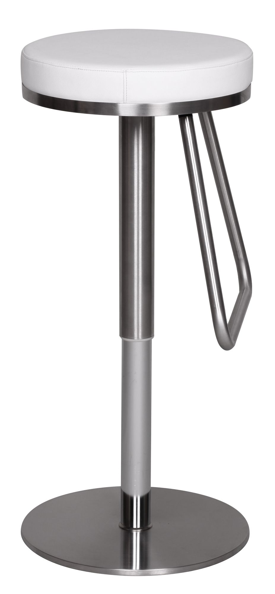 FineBuy Barhocker Edelstahl höhenverstellbare Sitzfläche 54 - 79 cm, Design Barstuhl, Bistrohocker Barsitz Gepolstert, Thekenhocker 360° Drehbar, Tresenstuhl Modern | Farbe: Schwarz FineBuy Barhocker Edelstahl höhenverstellbare Sitzfläche 54 - 79 cm, Design Barstuhl, Bistrohocker Barsitz Gepolstert, Thekenhocker 360° Drehbar, Tresenstuhl Modern | Farbe: Schwarz