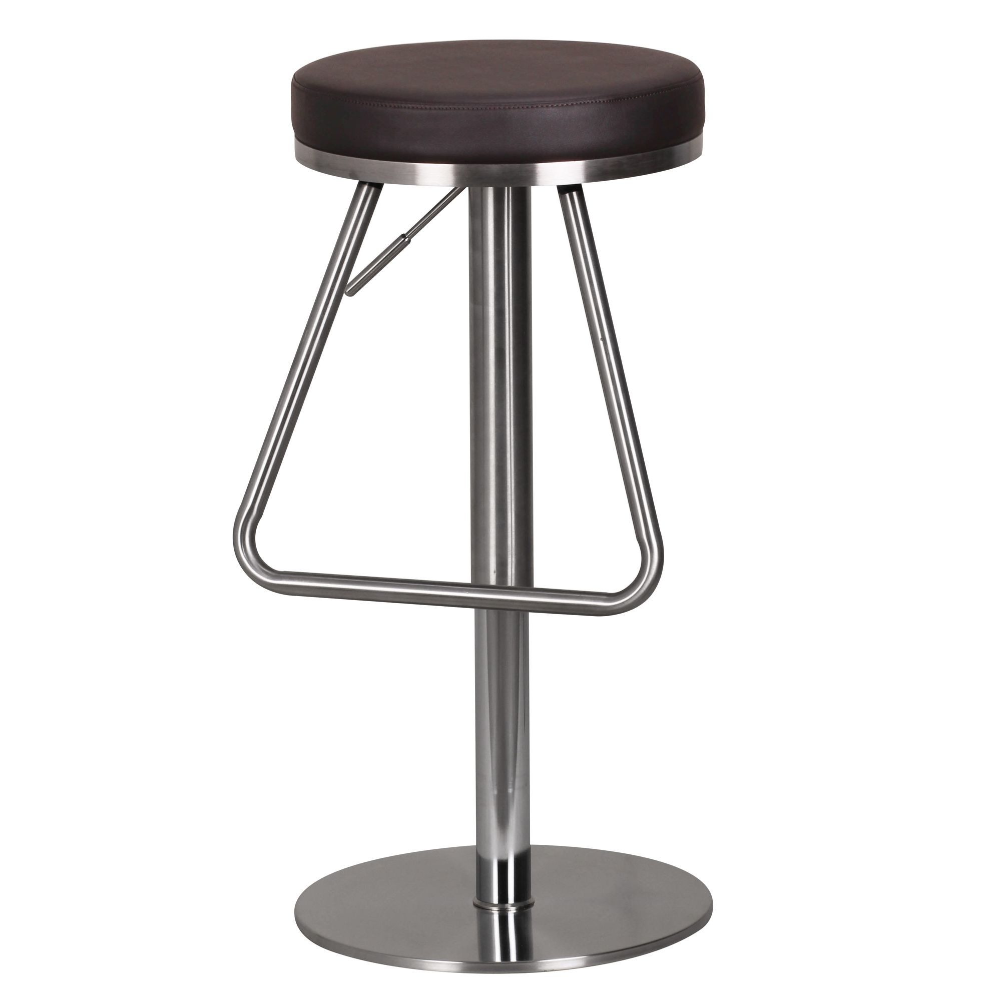 FineBuy Barhocker Edelstahl höhenverstellbare Sitzfläche 54 - 79 cm, Design Barstuhl, Bistrohocker Barsitz Gepolstert, Thekenhocker 360° Drehbar, Tresenstuhl Modern | Farbe: Schwarz FineBuy Barhocker Edelstahl höhenverstellbare Sitzfläche 54 - 79 cm, Design Barstuhl, Bistrohocker Barsitz Gepolstert, Thekenhocker 360° Drehbar, Tresenstuhl Modern | Farbe: Schwarz