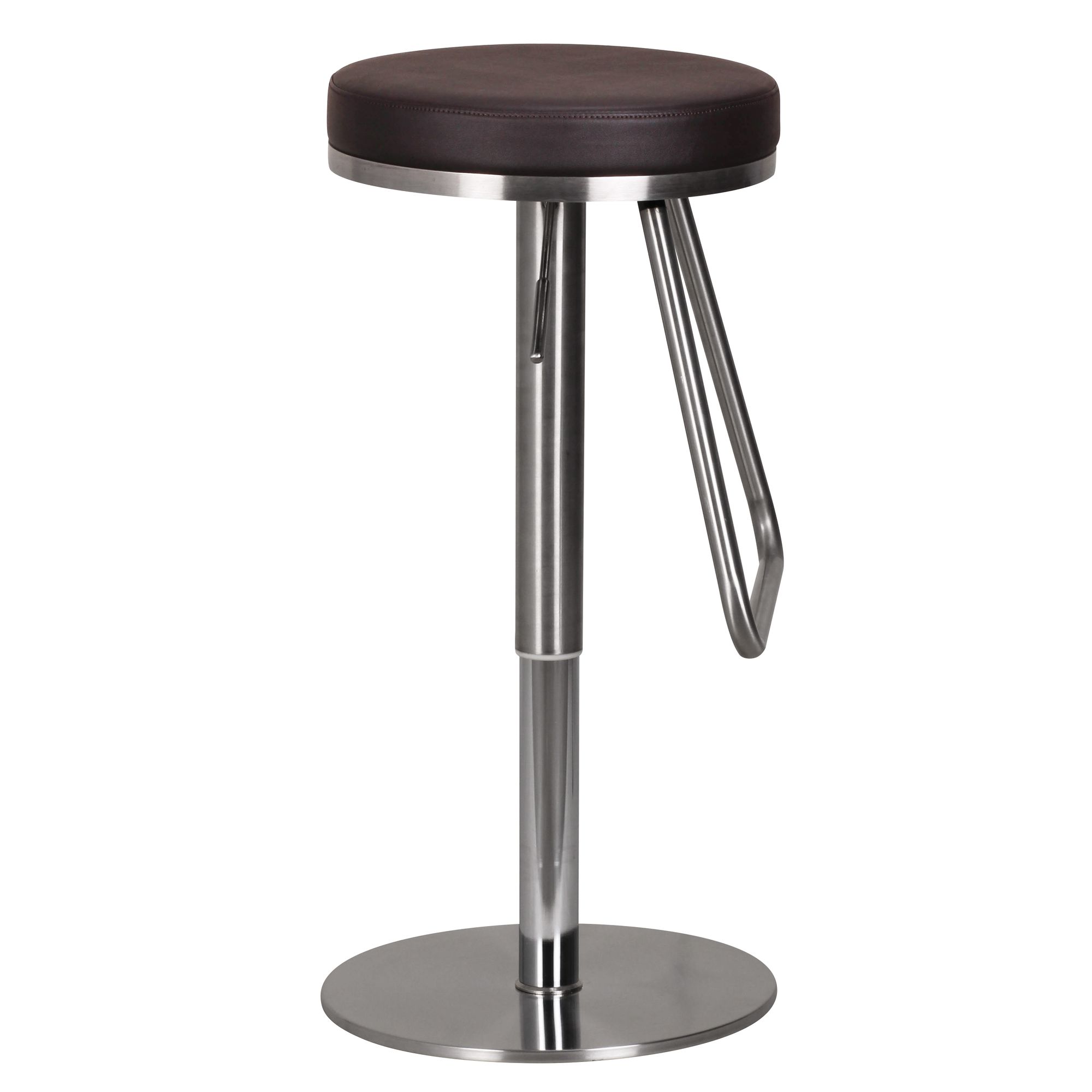 FineBuy Barhocker Edelstahl höhenverstellbare Sitzfläche 54 - 79 cm, Design Barstuhl, Bistrohocker Barsitz Gepolstert, Thekenhocker 360° Drehbar, Tresenstuhl Modern | Farbe: Schwarz FineBuy Barhocker Edelstahl höhenverstellbare Sitzfläche 54 - 79 cm, Design Barstuhl, Bistrohocker Barsitz Gepolstert, Thekenhocker 360° Drehbar, Tresenstuhl Modern | Farbe: Schwarz