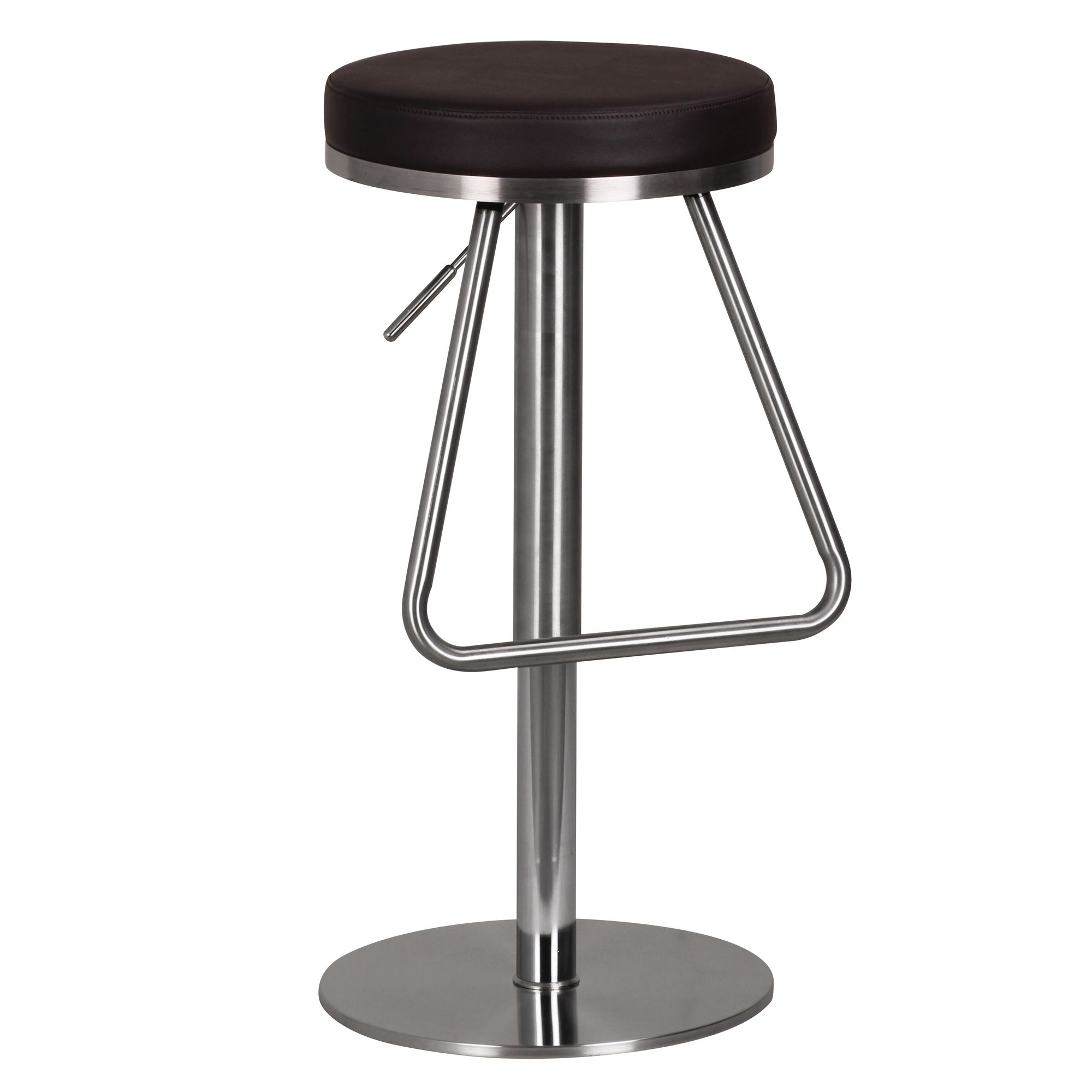 FineBuy Barhocker Edelstahl höhenverstellbare Sitzfläche 54 - 79 cm, Design Barstuhl, Bistrohocker Barsitz Gepolstert, Thekenhocker 360° Drehbar, Tresenstuhl Modern | Farbe: Schwarz FineBuy Barhocker Edelstahl höhenverstellbare Sitzfläche 54 - 79 cm, Design Barstuhl, Bistrohocker Barsitz Gepolstert, Thekenhocker 360° Drehbar, Tresenstuhl Modern | Farbe: Schwarz