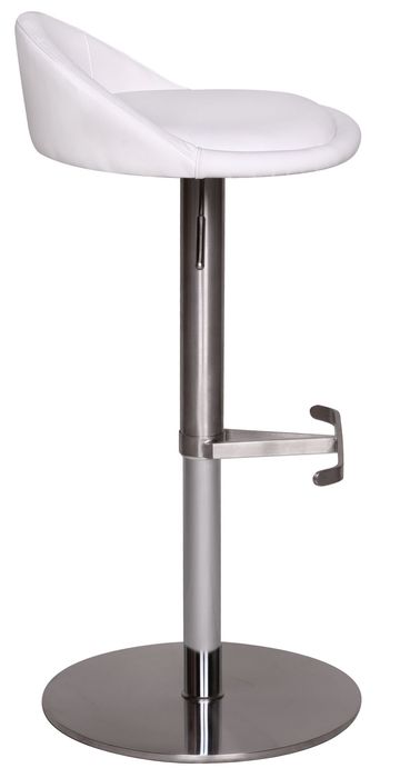 FineBuy Barhocker Edelstahl Barstuhl Tresenstuhl Design Bistrohocker Modern – Maßzeichnung
