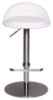 FineBuy Barhocker Edelstahl Barstuhl Tresenstuhl Design Bistrohocker Modern – Ansicht 1