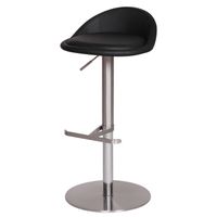 FineBuy Barhocker Edelstahl Barstuhl Tresenstuhl Design Bistrohocker Modern – Ansicht 1