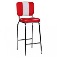 4er Set Barhocker American Diner Barstuhl 50er Jahre Retro Stuhl US 2 Stück USA – Ansicht 1