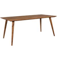 Esstisch natur braun Esszimmertisch Sheesham Küchentisch rustikal Massiv Holz – Ansicht 6