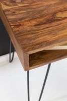 FineBuy Schreibtisch 110x60 cm Bürotisch Laptoptisch Massiv Holztisch Sheesham – Ansicht 4
