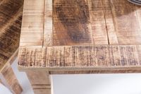 Esstisch quadratisch 80cm Massivholz Esszimmertisch rustikal Küchentisch massiv – Ansicht 5