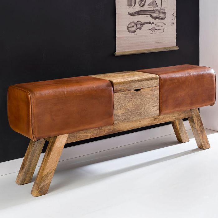 Sitzbank Turnbock Klappfach Hocker Turnhocker Garderobenbank Sitzhocker Turnbank