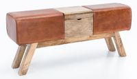 Sitzbank Turnbock Klappfach Hocker Turnhocker Garderobenbank Sitzhocker Turnbank – Ansicht 6