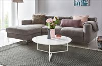 Couchtisch 80cm Rund Weiß Matt Design Wohnzimmertisch Sofa Beistell Tisch – Ansicht 3