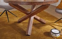 Esstisch rund Ø120cm Massivholz Design Esszimmertisch für 4 Personen Küchentisch – Ansicht 5