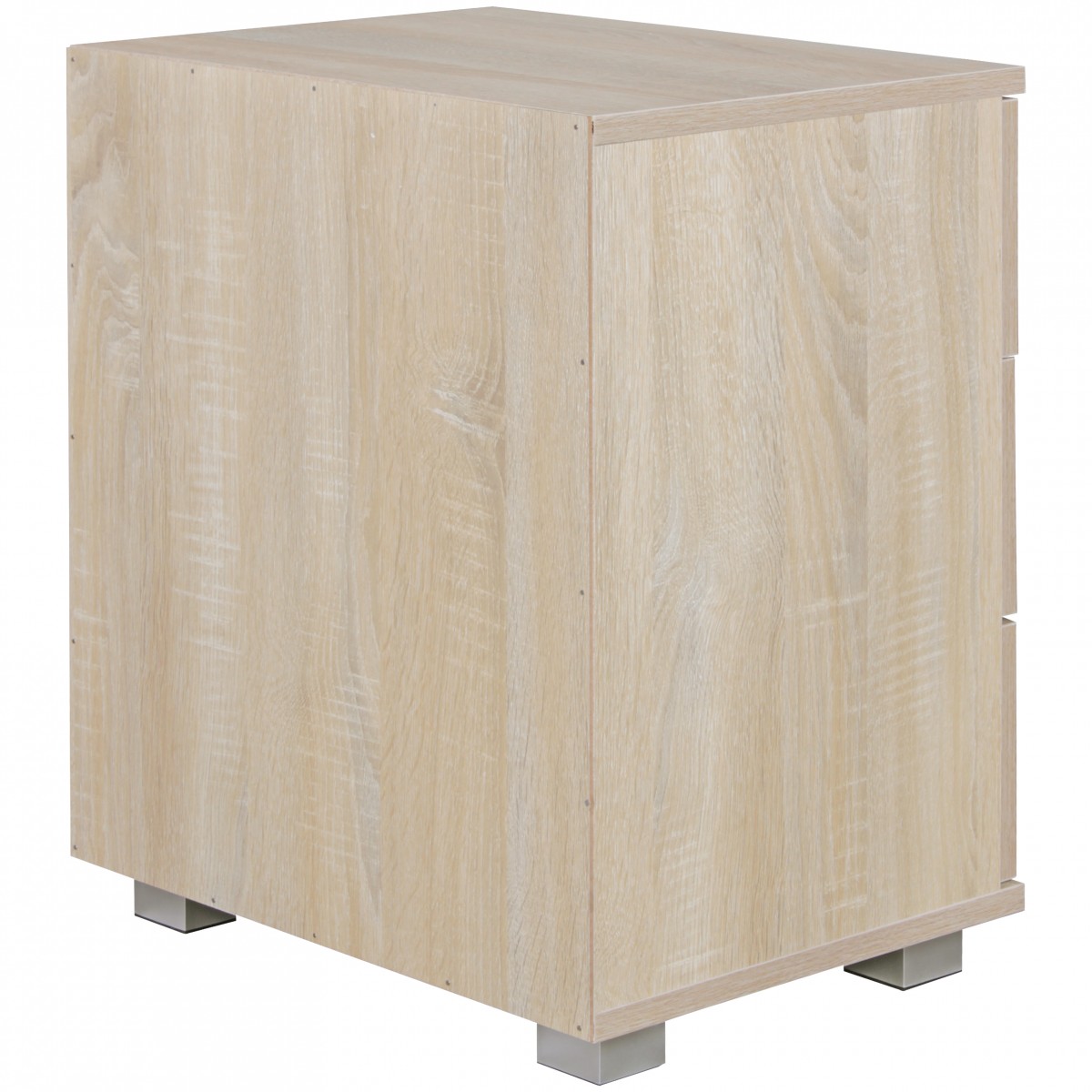 FineBuy Nachtkonsole LATINA mit 3 Schubladen in Holz Modern, B x H x T: 45 cm x 54 cm x 34 cm, Design Nachtkästchen mit Füßen, Nako - Nachttisch Kommode, Nachtschrank | Farbe: Schwarz FineBuy Nachtkonsole LATINA mit 3 Schubladen in Holz Modern, B x H x T: 45 cm x 54 cm x 34 cm, Design Nachtkästchen mit Füßen, Nako - Nachttisch Kommode, Nachtschrank | Farbe: Schwarz