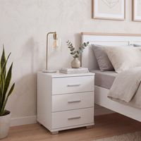 Nachtkonsole Nachtschrank Holz Nachtkästchen Schlafzimmer Design Nachttisch – Ansicht 1