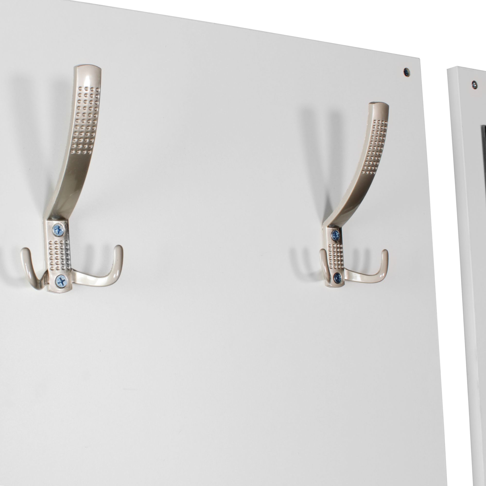 FineBuy Wand-Garderobe SALERNO mit Garderobenpaneel Spiegel & Schuhkipper 80 cm breit 27 cm Schmal, Flurgarderobe Klein Garderobenset Modern Schuhschrank Flur Holz, Garderobe Platzsparend | Farbe: Weiß FineBuy Wand-Garderobe SALERNO mit Garderobenpaneel Spiegel & Schuhkipper 80 cm breit 27 cm Schmal, Flurgarderobe Klein Garderobenset Modern Schuhschrank Flur Holz, Garderobe Platzsparend | Farbe: Weiß