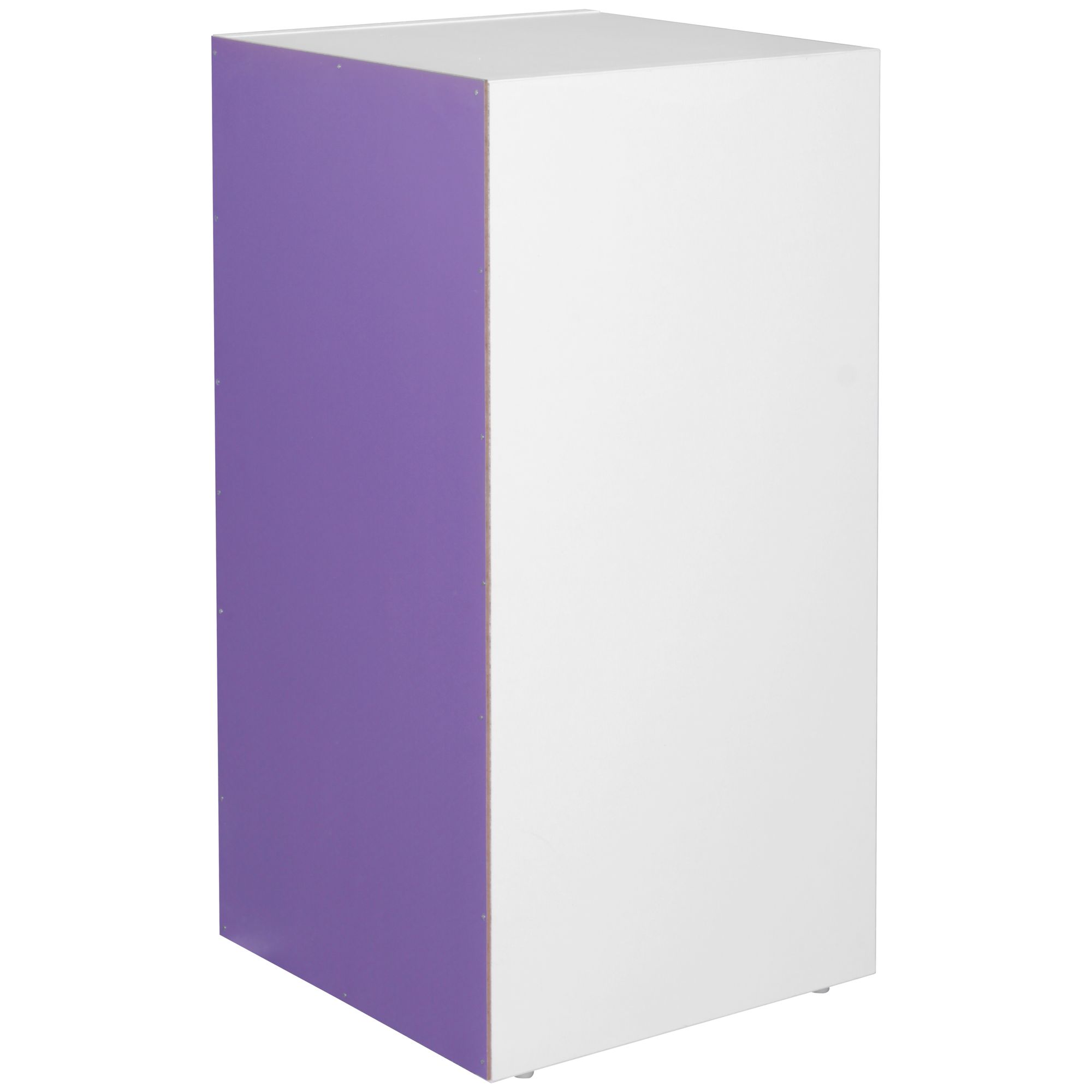 FineBuy Standregal Holz 30x60x30 cm Modern Regal Klein, Wandregal Ablageregal Schmal, Kleines Bücherregal 2 Ablagefächer, Schmales Design Holzregal Nischenregal | Farbe: Schwarz