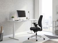 Bürostuhl DARIUS Schreibtischstuhl Stoffbezug Drehstuhl Drehsessel ergonomisch – Ansicht 2
