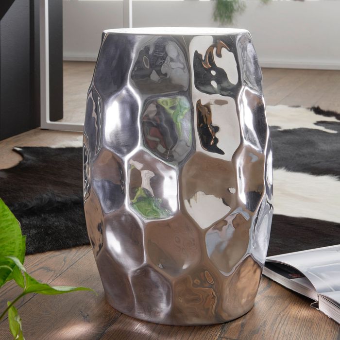 FineBuy Beistelltisch Dekotisch Metall Ablagetisch Anstelltisch Metalltisch Rund