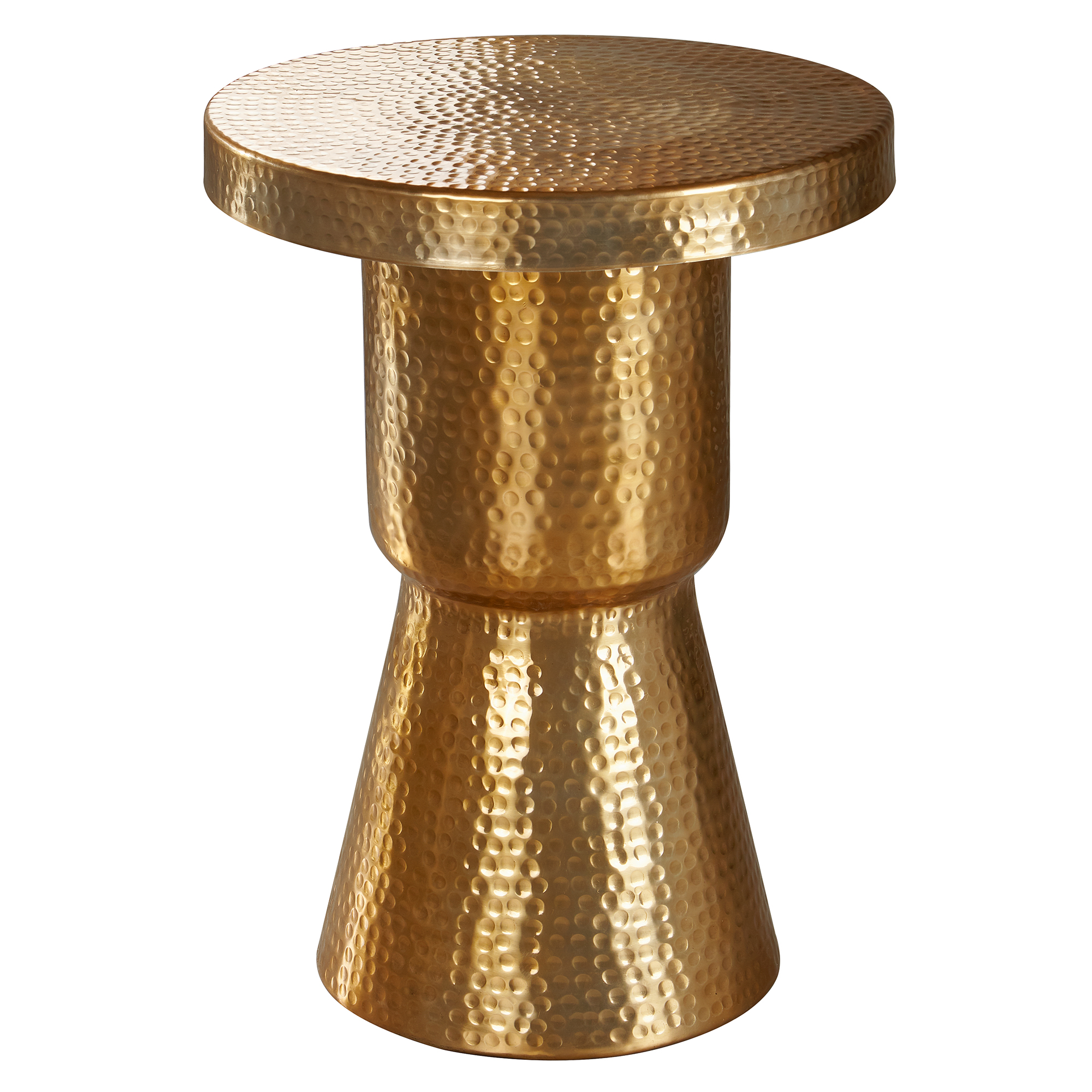 FineBuy Beistelltisch rund 43 cm Metall - Orientalischer Design Wohnzimmertisch Aluminium - Hammerschlag Alu kleiner Couchtisch - Dekotisch | Farbe: Gold FineBuy Beistelltisch rund 43 cm Metall - Orientalischer Design Wohnzimmertisch Aluminium - Hammerschlag Alu kleiner Couchtisch - Dekotisch | Farbe: Gold
