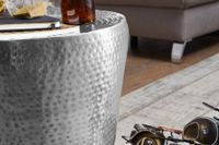 FineBuy Beistelltisch Dekotisch Metall Ablagetisch Anstelltisch Hammerschlag – Ansicht 4