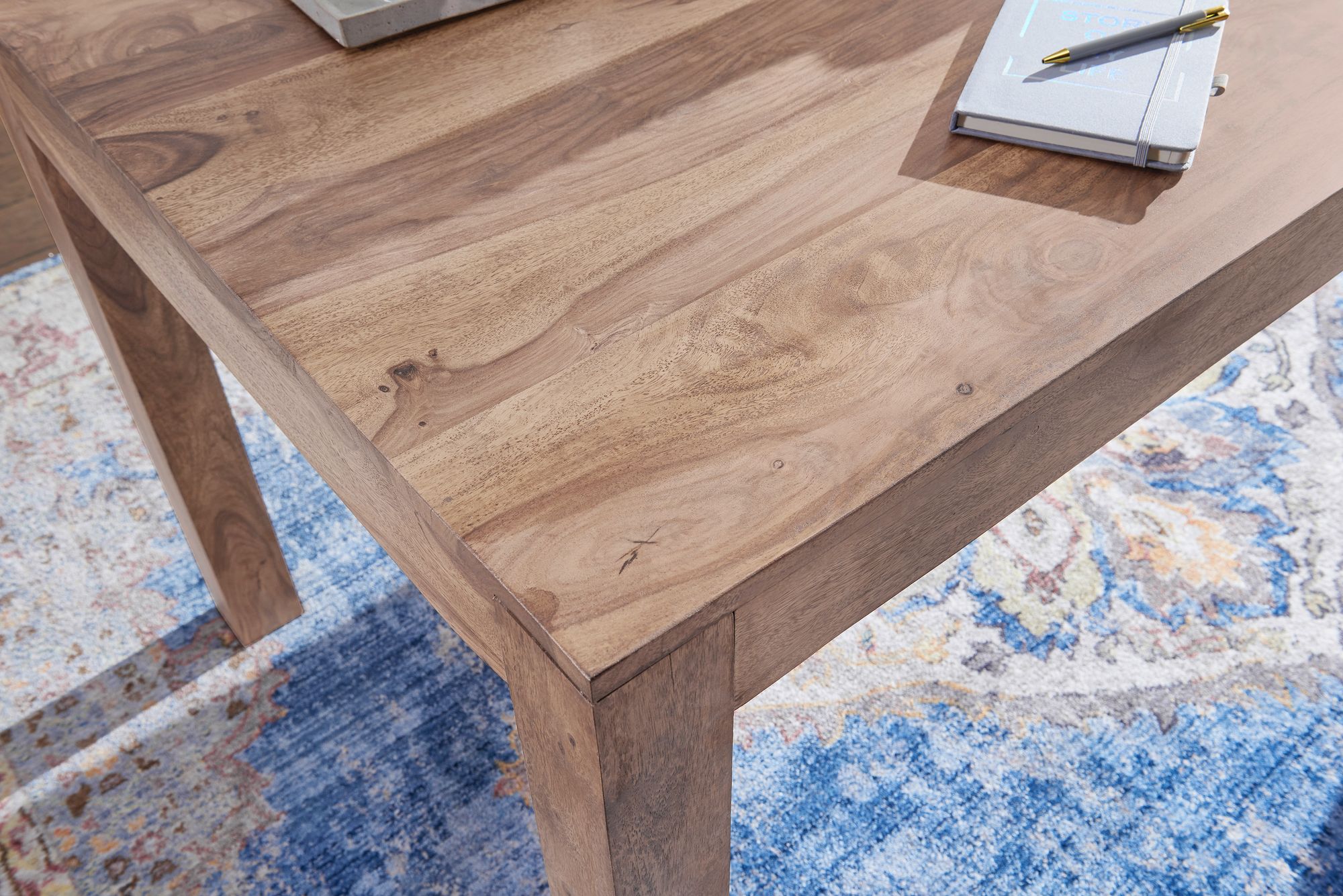 FineBuy Esstisch Massivholz Akazie Esszimmer-Tisch Holztisch Design ... FineBuy Esstisch Massivholz Akazie Esszimmer-Tisch Holztisch Design ...