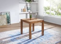 FineBuy Esstisch Massivholz Sheesham Esszimmer-Tisch Küchentisch Landhaus-Stil – Ansicht 2