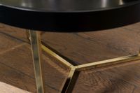 FineBuy Couchtisch JESI Sofatisch rund Tabletttisch Beistelltisch Retro Metall – Ansicht 5