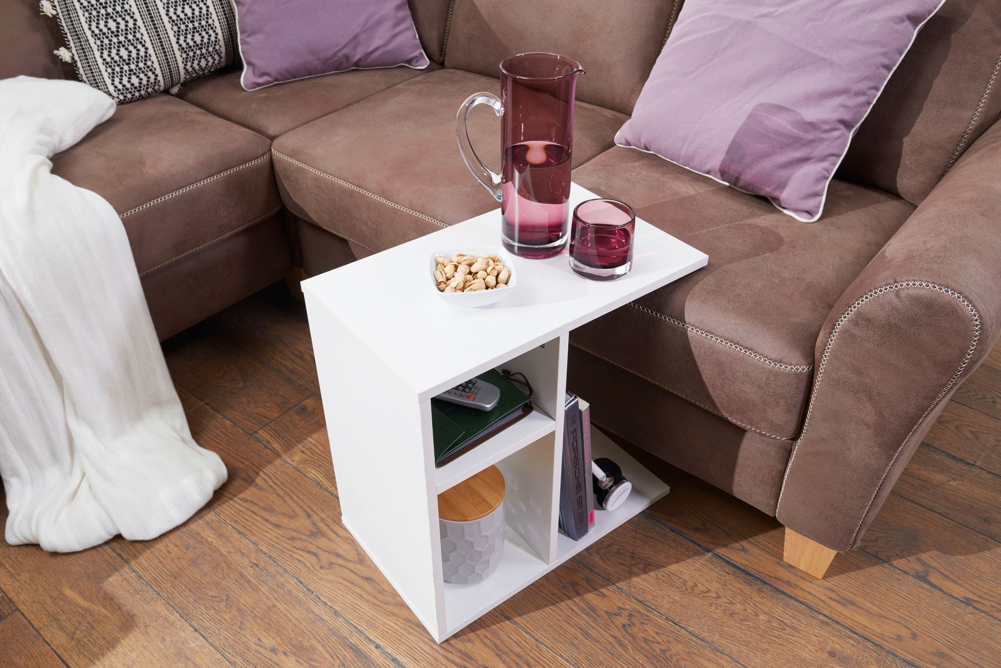 FineBuy Beistelltisch 50x50x30 cm Holz Design Anstelltisch Sofa, Couchtisch klein modern, Kleiner Wohnzimmertisch eckig, Sofatisch Ablagetisch hoch, Schmaler Tisch Wohnzimmer | Farbe: Grau FineBuy Beistelltisch 50x50x30 cm Holz Design Anstelltisch Sofa, Couchtisch klein modern, Kleiner Wohnzimmertisch eckig, Sofatisch Ablagetisch hoch, Schmaler Tisch Wohnzimmer | Farbe: Grau