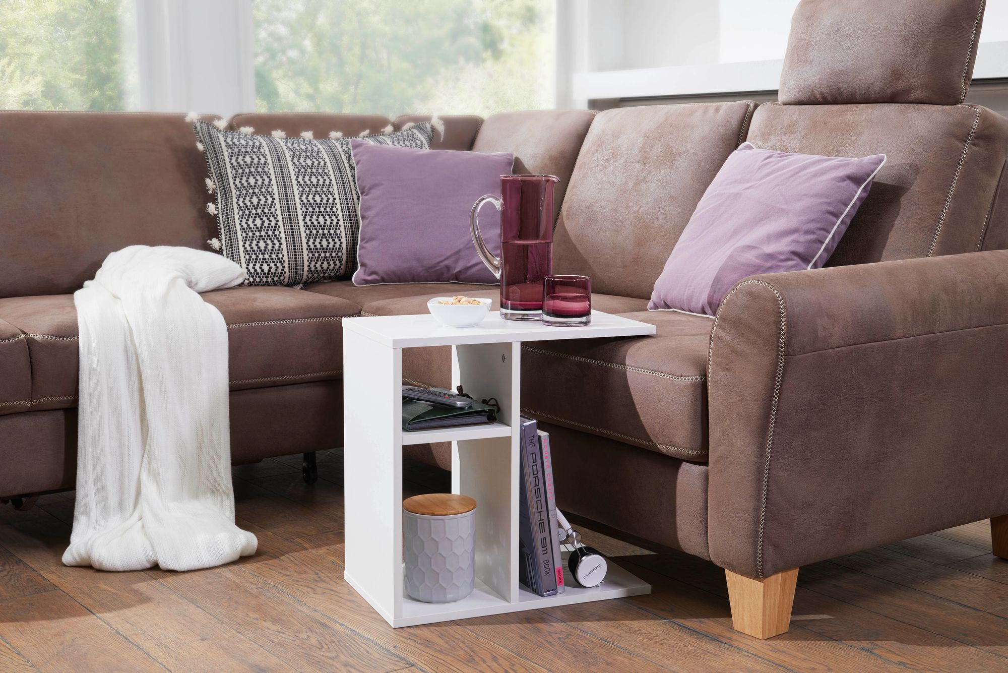 FineBuy Beistelltisch 50x50x30 cm Holz Design Anstelltisch Sofa, Couchtisch klein modern, Kleiner Wohnzimmertisch eckig, Sofatisch Ablagetisch hoch, Schmaler Tisch Wohnzimmer | Farbe: Grau FineBuy Beistelltisch 50x50x30 cm Holz Design Anstelltisch Sofa, Couchtisch klein modern, Kleiner Wohnzimmertisch eckig, Sofatisch Ablagetisch hoch, Schmaler Tisch Wohnzimmer | Farbe: Grau