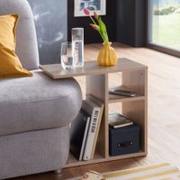 FineBuy Beistelltisch Holz Anstelltisch Couchtisch Klein Sofatisch 50 cm – Ansicht 1