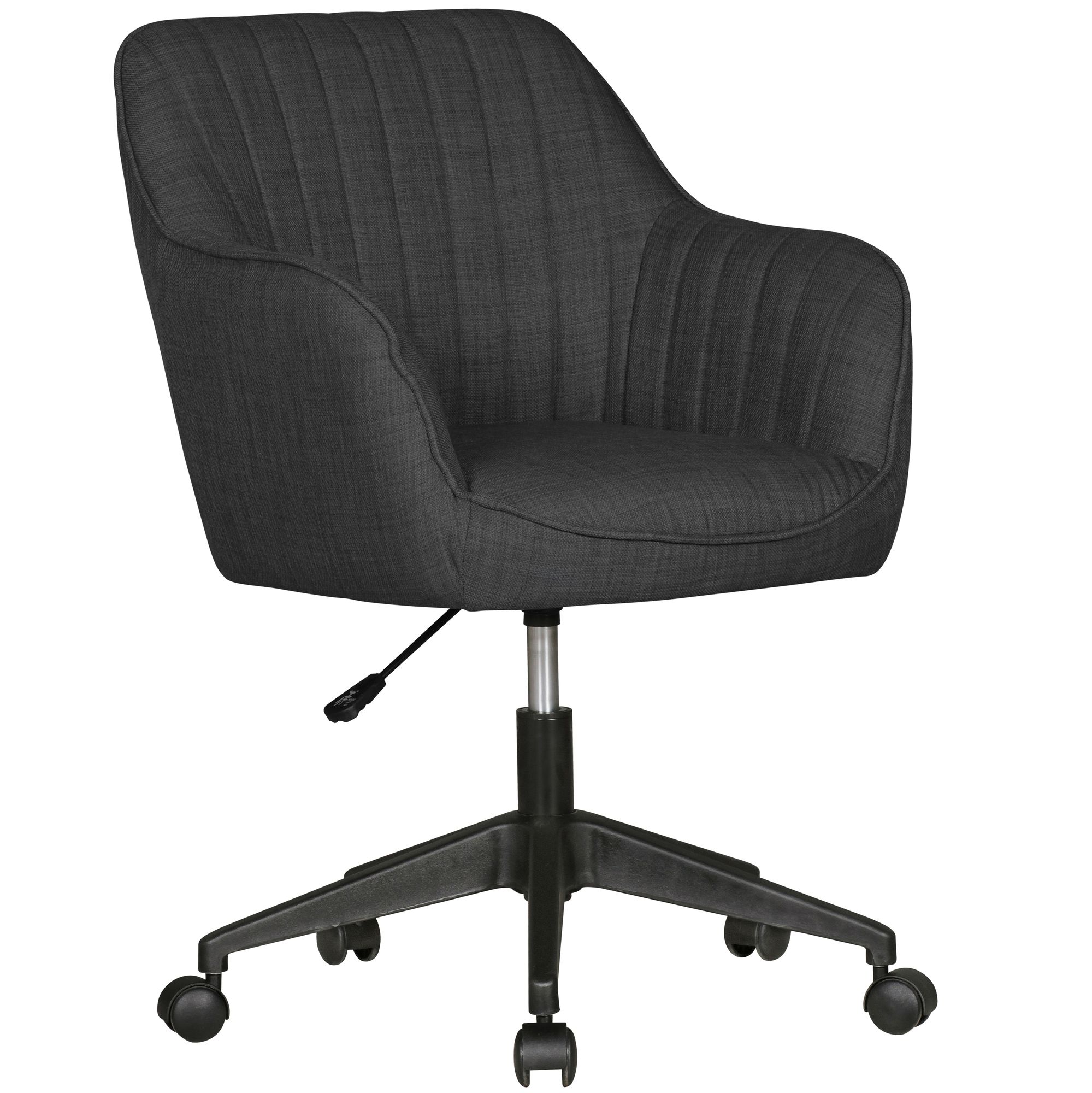 FineBuy Schreibtischstuhl MIAMI Stoff Drehstuhl Bürostuhl 120 kg Schalenstuhl – Ansicht 6