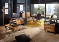 FineBuy Lowboard Sheesham Massiv Holz Hifi Board Fernsehschrank Wohnzimmer – Ansicht 6