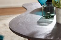 FineBuy Couchtisch Akazie Massivholz 122cm Wohnzimmertisch Retro Nierenform – Ansicht 5
