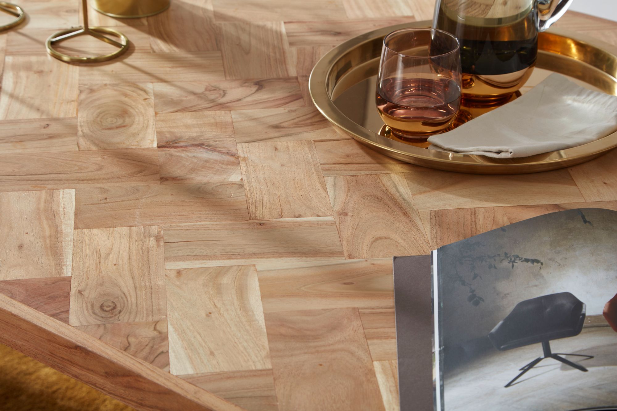 FineBuy Esszimmertisch Massivholz Akazie / Metall Industrial, Esstisch Massiv, Küchentisch Holztisch Esszimmer, Speisetisch Holz, Massivholztisch | Farbe: Braun FineBuy Esszimmertisch Massivholz Akazie / Metall Industrial, Esstisch Massiv, Küchentisch Holztisch Esszimmer, Speisetisch Holz, Massivholztisch | Farbe: Braun