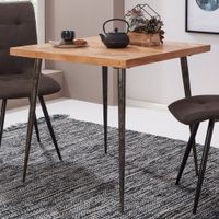 FineBuy Esstisch Holz Esszimmertisch Massiv Akazie Küchentisch Tisch Esszimmer – Ansicht 1