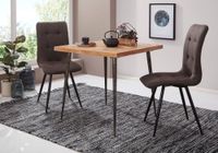 FineBuy Esstisch Holz Esszimmertisch Massiv Akazie Küchentisch Tisch Esszimmer – Ansicht 2
