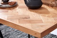 FineBuy Esstisch Holz Esszimmertisch Massiv Akazie Küchentisch Tisch Esszimmer – Ansicht 5