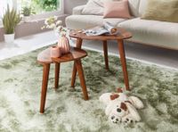 FineBuy 2er Set Beistelltisch Sheesham Holz Massiv Wohnzimmer Tisch Couchtisch – Ansicht 2