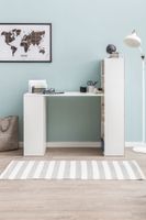 FineBuy Schreibtisch mit Regal 120x120x53 cm Holz Modern Bürotisch PC Tisch – Ansicht 4