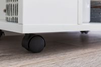 FineBuy Regal Weiß Rollwagen 60x75x35 cm Regalwagen mit Rollen Beistelltisch – Ansicht 6