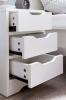 Nachtkonsole Nachtkommode Nachtschrank Nachttisch Nachtkästchen 3 Schubladen – Ansicht 5