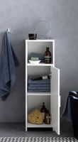 FinBuy Badschrank Spanplatte Beistellschrank Badregal Weiß Schmal Freistehend – Ansicht 6