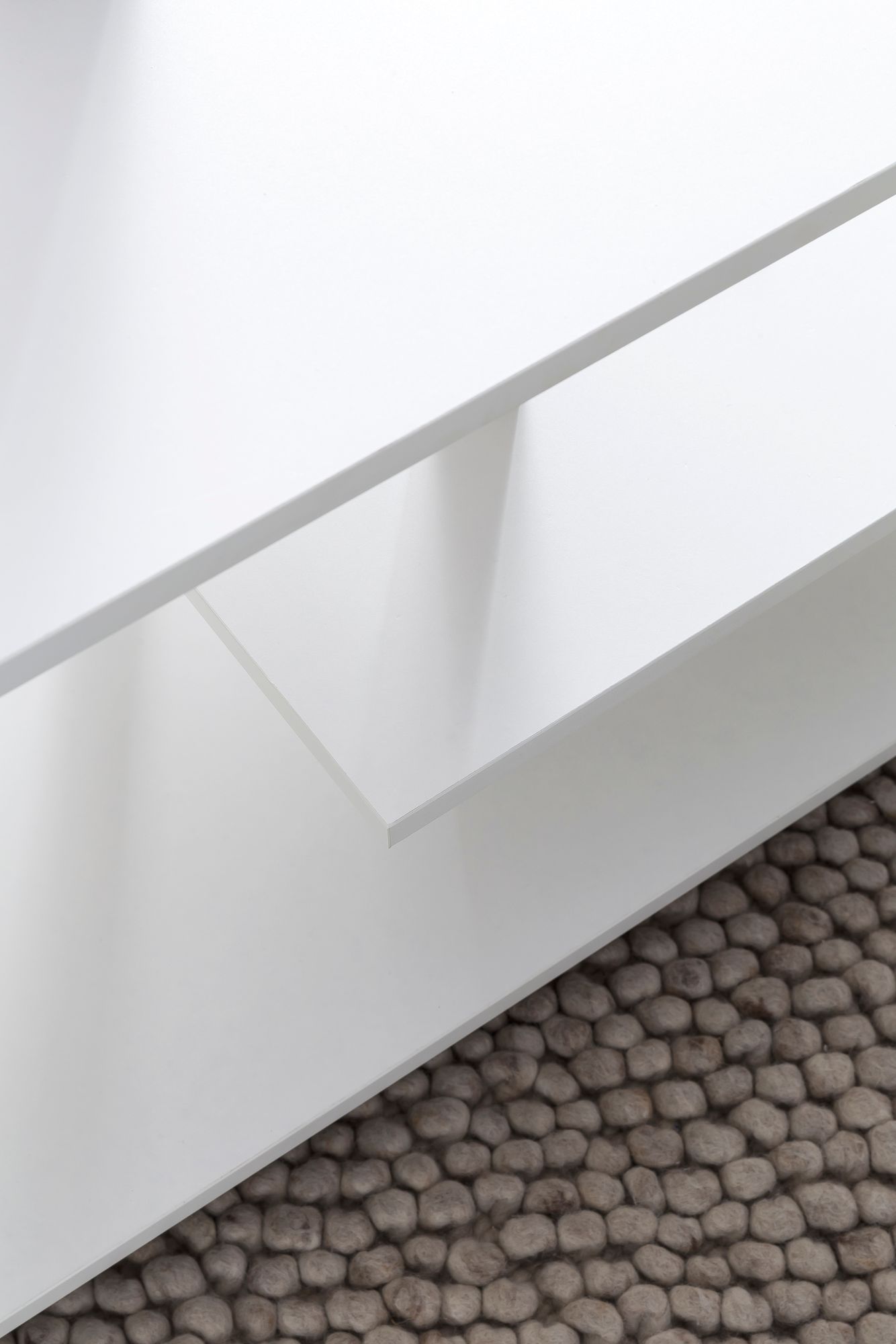 FineBuy Design Couchtisch 105 x 48,5 x 60 cm Drehbar mit Rollen, Wohnzimmertisch Coffee Table, Sofatisch Loungetisch Holz, Kaffeetisch mit Stauraum | Farbe: Grau