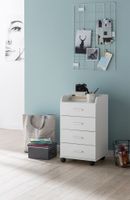 FineBuy Rollcontainer 70,5 cm Standcontainer Bürocontainer mit Rollen Modern – Ansicht 2