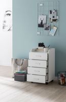 FineBuy Rollcontainer 70,5 cm Standcontainer Bürocontainer mit Rollen Modern – Ansicht 4