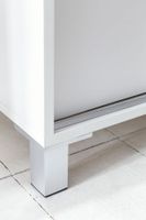 Schuhschrank 100cm für 20 Paar Schuhe Schuhregal mit Schiebetüren Schuhkommode – Ansicht 6