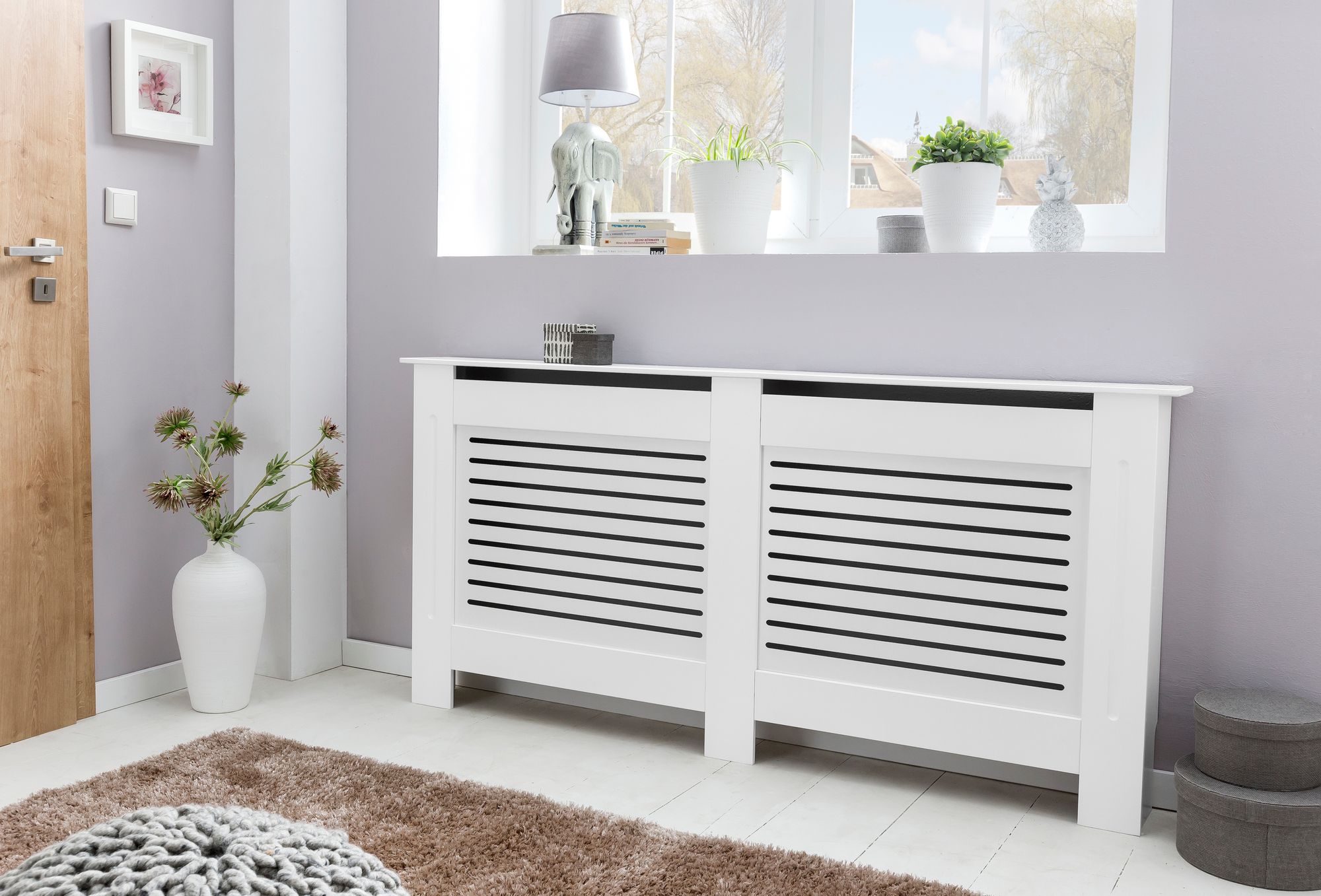 FineBuy Heizkörperverkleidung SV51801 Heizungsabdeckung Heizkörper Abdeckung – Ansicht 2