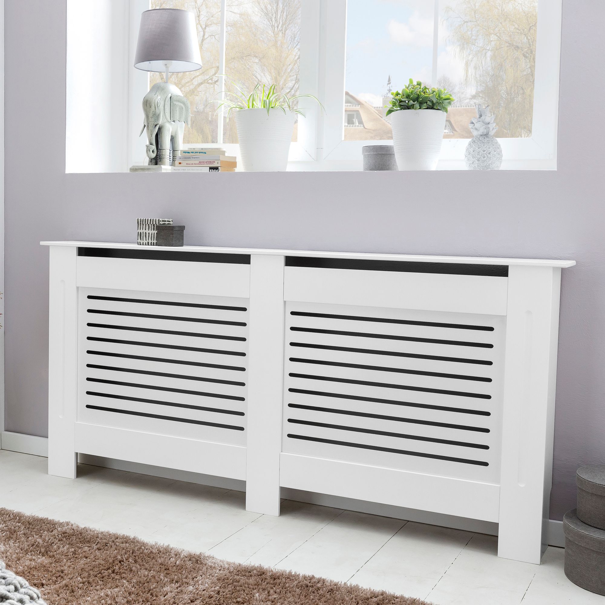 FineBuy Heizkörperverkleidung SV51801 Heizungsabdeckung Heizkörper Abdeckung – Ansicht 1