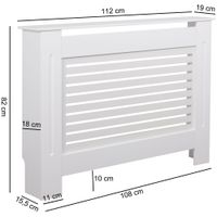 FineBuy Heizkörperverkleidung SV51801 Heizungsabdeckung Heizkörper Abdeckung – Ansicht 3