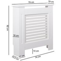 FineBuy Heizkörperverkleidung SV51801 Heizungsabdeckung Heizkörper Abdeckung – Ansicht 3